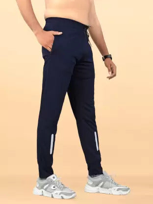 Men Dark Blue Track Pants